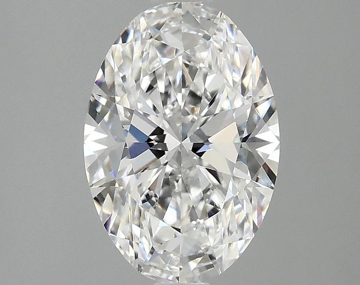 1.59 Carat Oval Shaped Ideal Cut VVS2 IGI Certified Lab Grown Diamond