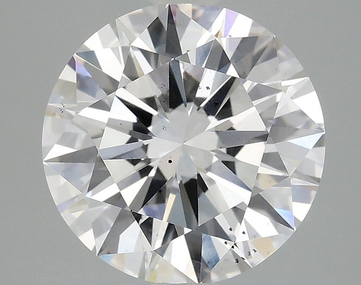 3.85 Carat Round Shaped Ideal Cut SI1 IGI Certified Lab Grown Diamond