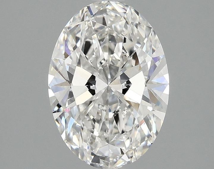 1.54 Carat Oval Shaped Ideal Cut VVS2 IGI Certified Lab Grown Diamond