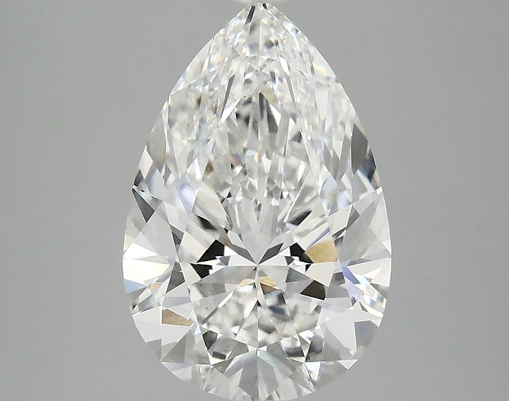 3.09 Carat Pear Shaped Excellent Cut VS1 IGI Certified Lab Grown Diamond