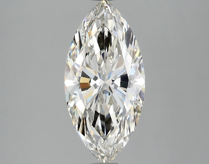 2.09 Carat Marquise Shaped Excellent Cut VVS2 IGI Certified Lab Grown Diamond