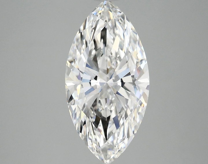 3.17 Carat Marquise Shaped Ideal Cut VVS2 IGI Certified Lab Grown Diamond