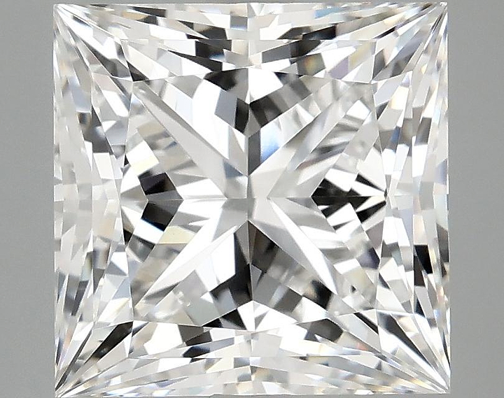 5.1 Carat Princess Shaped Ideal Cut VVS2 IGI Certified Lab Grown Diamond
