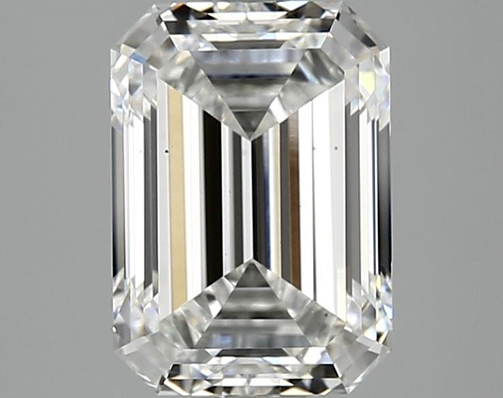 2.79 Carat Emerald Shaped Ideal Cut VS2 IGI Certified Lab Grown Diamond