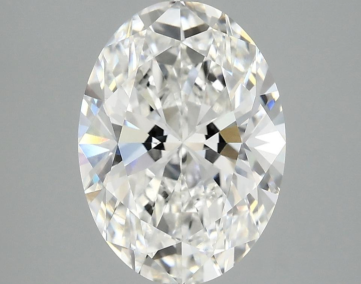 3.05 Carat Oval Shaped Ideal Cut VVS2 IGI Certified Lab Grown Diamond