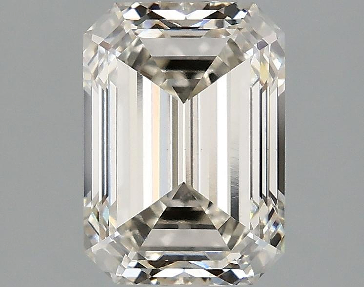 2.1 Carat Emerald Shaped Ideal Cut VS1 IGI Certified Lab Grown Diamond