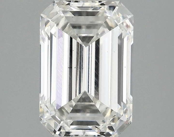 2.51 Carat Emerald Shaped Ideal Cut VS2 IGI Certified Lab Grown Diamond