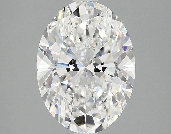 3.07 Carat Oval Shaped Excellent Cut VVS2 IGI Certified Lab Grown Diamond