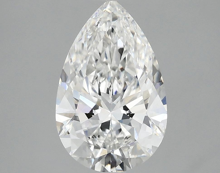 2.05 Carat Pear Shaped Ideal Cut VVS2 IGI Certified Lab Grown Diamond