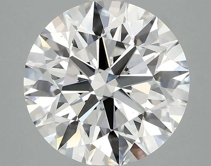 3.08 Carat Round Shaped Excellent Cut VS1 IGI Certified Lab Grown Diamond