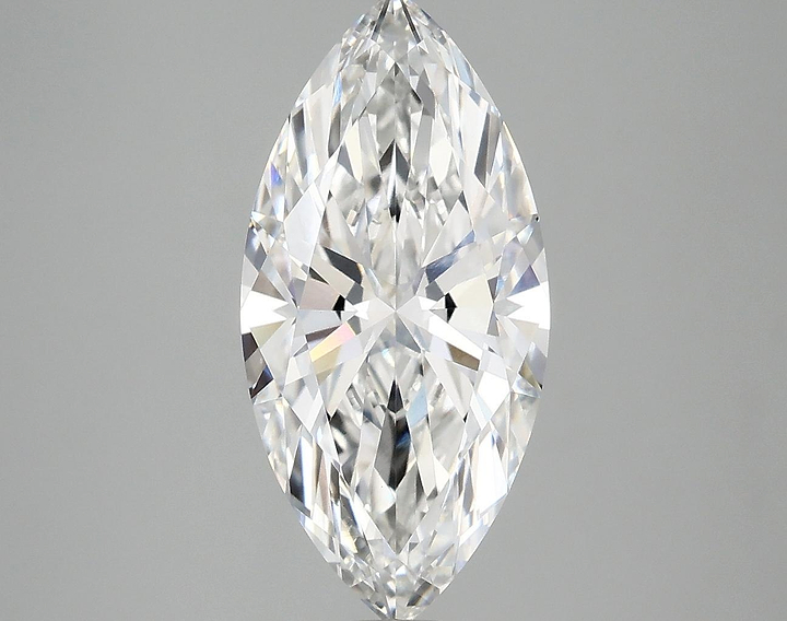 2.98 Carat Marquise Shaped Excellent Cut VVS2 IGI Certified Lab Grown Diamond