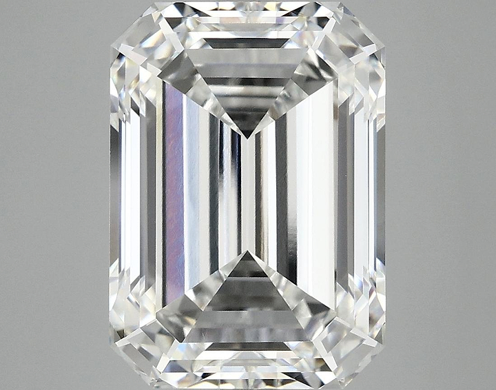 7.19 Carat Emerald Shaped Ideal Cut VVS2 IGI Certified Lab Grown Diamond