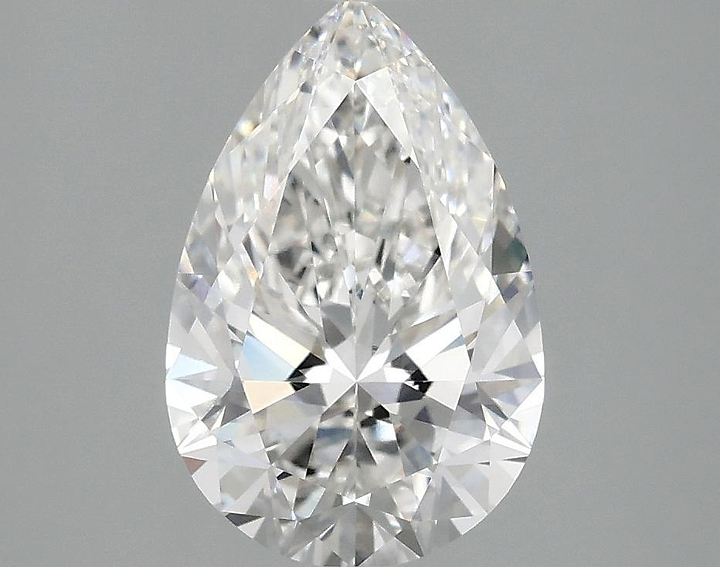 2.07 Carat Pear Shaped Excellent Cut VVS1 IGI Certified Lab Grown Diamond