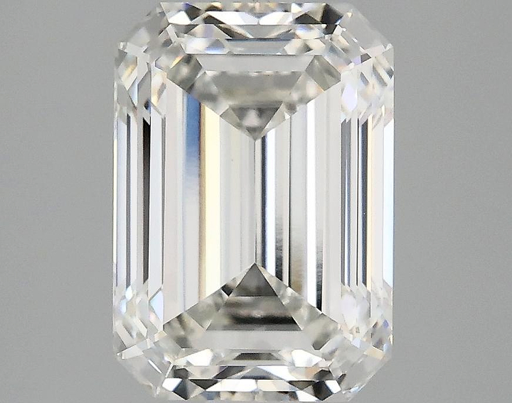 3.01 Carat Emerald Shaped Ideal Cut VVS2 IGI Certified Lab Grown Diamond