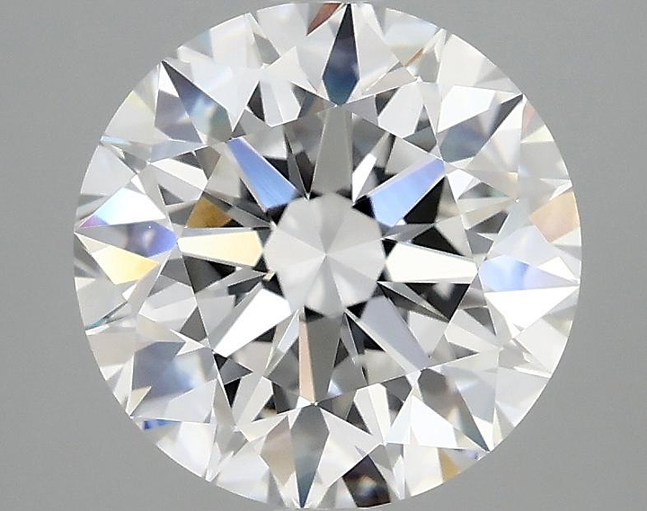 3.09 Carat Round Shaped Excellent Cut VVS2 IGI Certified Lab Grown Diamond