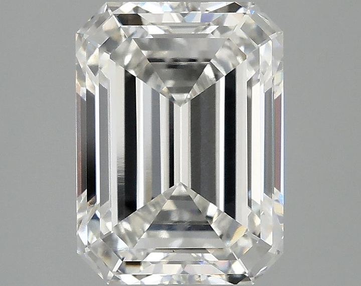 3.09 Carat Emerald Shaped Excellent Cut VS1 IGI Certified Lab Grown Diamond