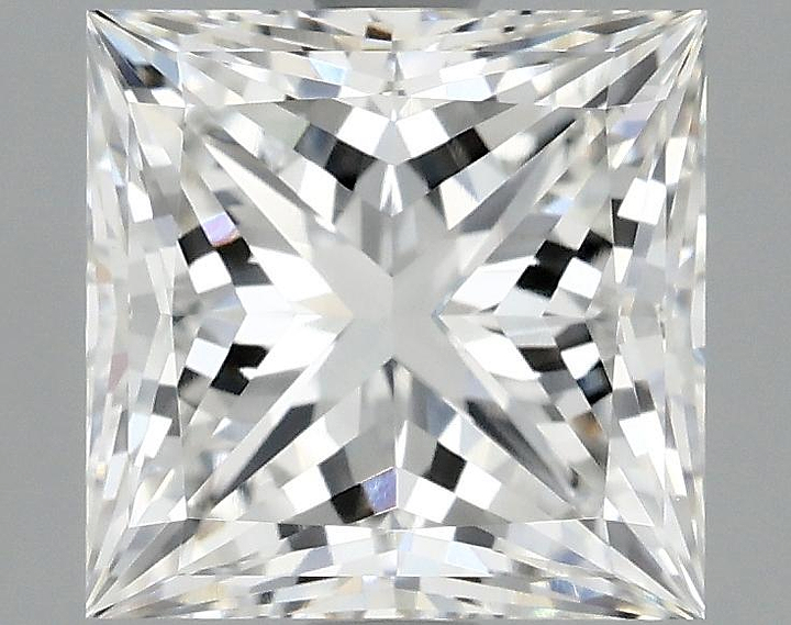 2.09 Carat Princess Shaped Ideal Cut VVS2 IGI Certified Lab Grown Diamond