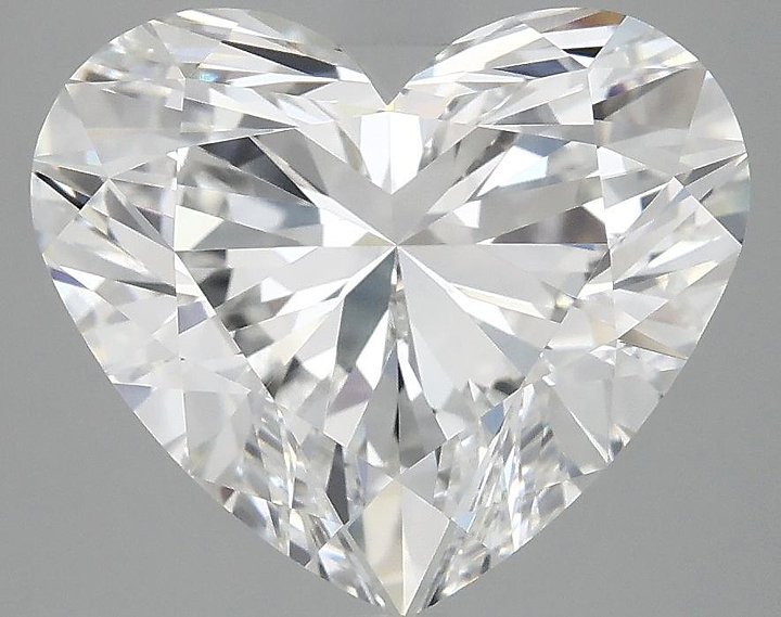 4.91 Carat Heart Shaped Excellent Cut VVS2 IGI Certified Lab Grown Diamond