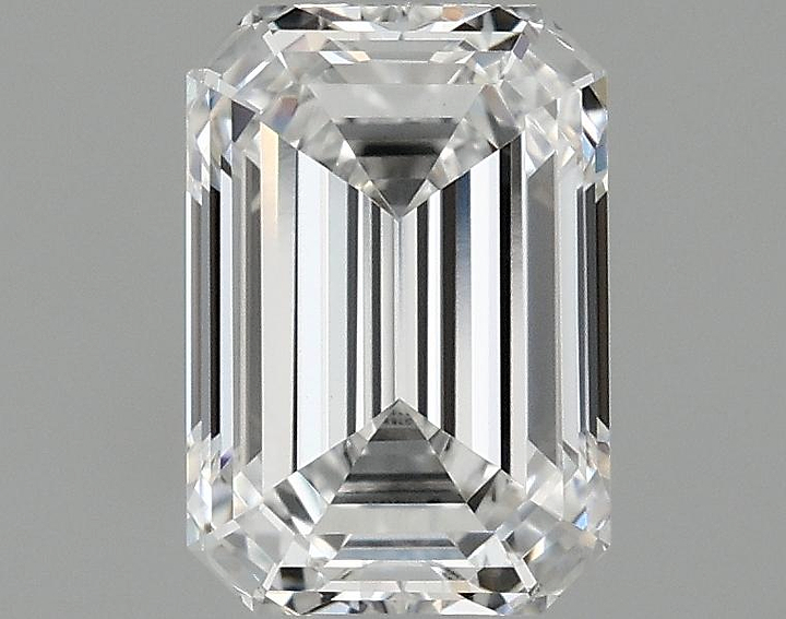 0.99 Carat Emerald Shaped Ideal Cut VVS2 IGI Certified Lab Grown Diamond