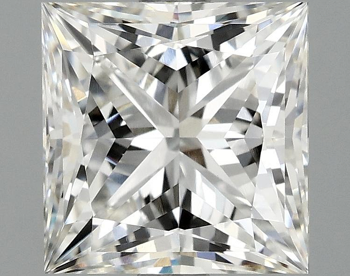 2.03 Carat Princess Shaped Ideal Cut VVS2 IGI Certified Lab Grown Diamond