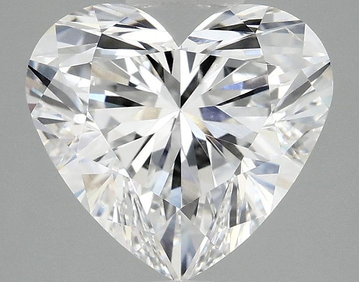 3.06 Carat Heart Shaped Ideal Cut VS2 IGI Certified Lab Grown Diamond