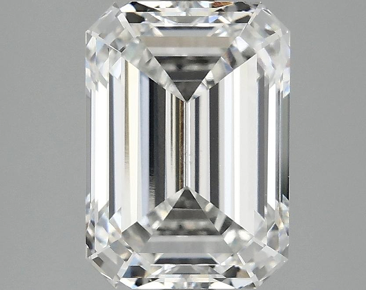 3.08 Carat Emerald Shaped Ideal Cut VS1 IGI Certified Lab Grown Diamond