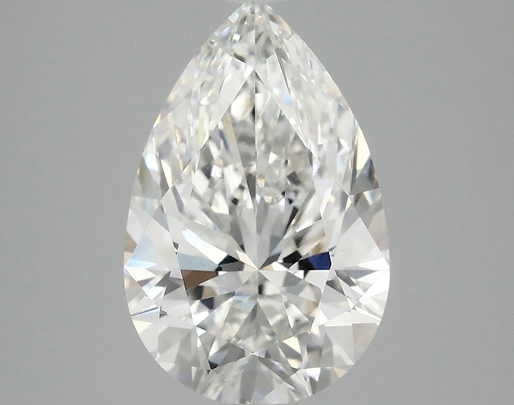 3.09 Carat Pear Shaped Ideal Cut VS1 IGI Certified Lab Grown Diamond
