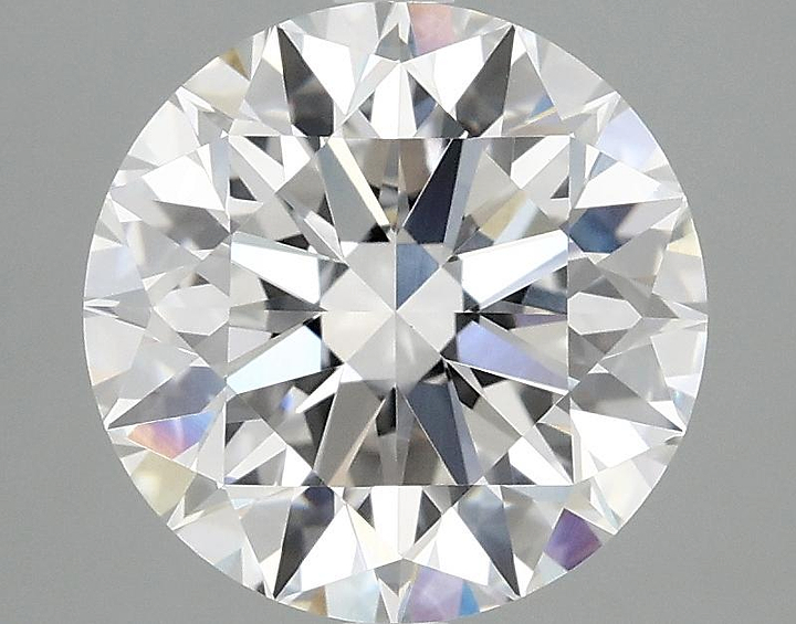3.09 Carat Round Shaped Ideal Cut VVS2 IGI Certified Lab Grown Diamond