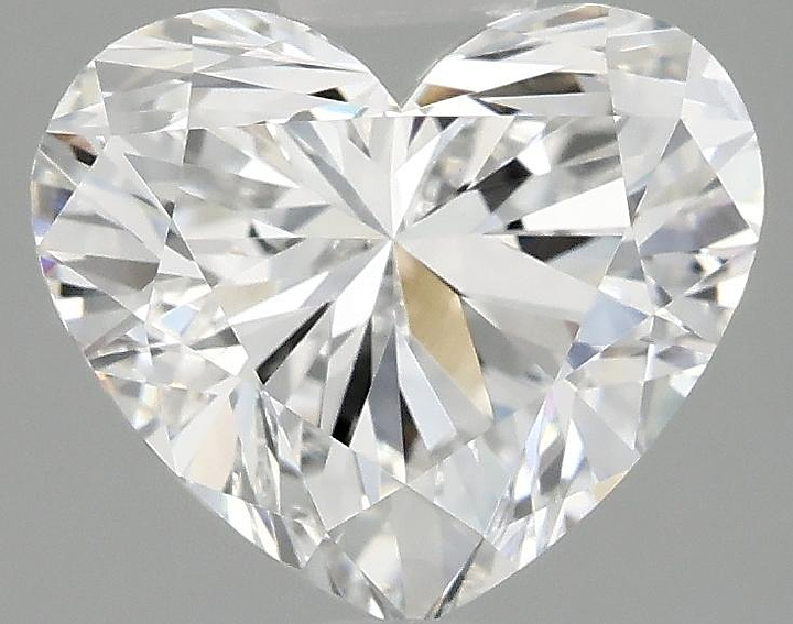 2.96 Carat Heart Shaped Excellent Cut VVS2 IGI Certified Lab Grown Diamond