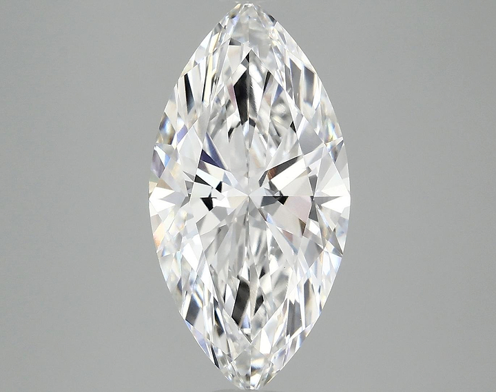 3.08 Carat Marquise Shaped Ideal Cut VVS2 IGI Certified Lab Grown Diamond