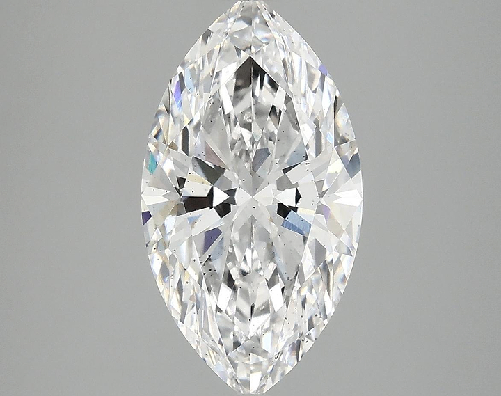 3.04 Carat Marquise Shaped Excellent Cut SI1 IGI Certified Lab Grown Diamond