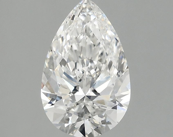 1.49 Carat Pear Shaped Ideal Cut VVS2 IGI Certified Lab Grown Diamond