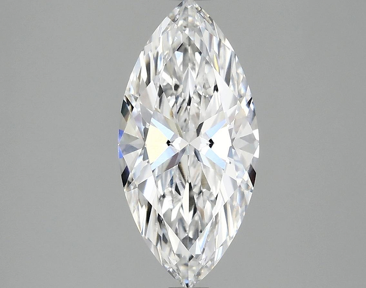 1.97 Carat Marquise Shaped Excellent Cut VVS2 IGI Certified Lab Grown Diamond