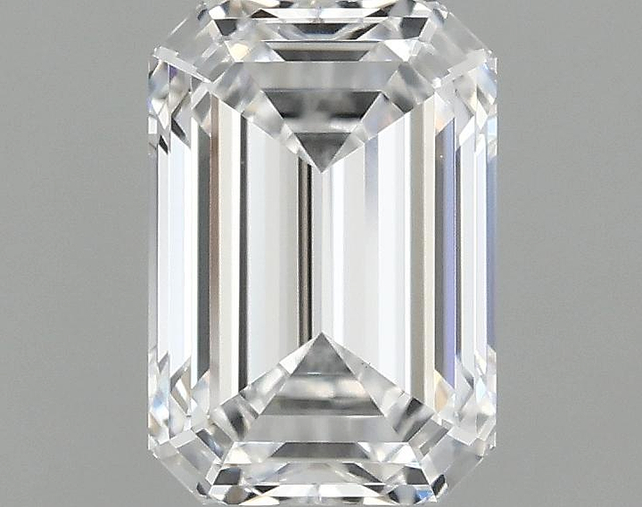 0.99 Carat Emerald Shaped Ideal Cut VVS2 IGI Certified Lab Grown Diamond