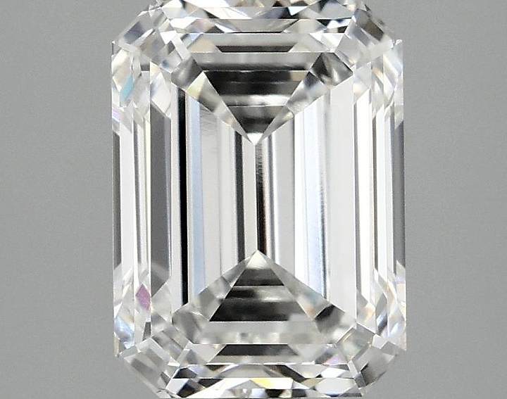 3.06 Carat Emerald Shaped Excellent Cut VVS2 IGI Certified Lab Grown Diamond