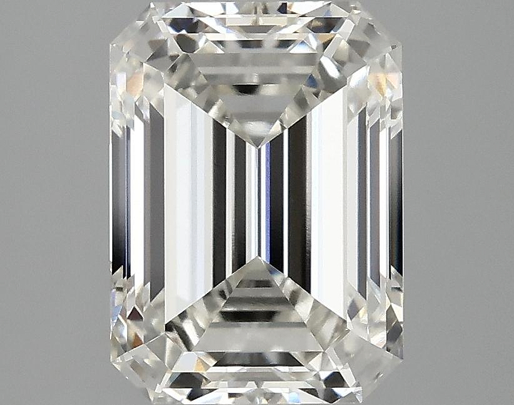 3.1 Carat Emerald Shaped Excellent Cut VVS2 IGI Certified Lab Grown Diamond
