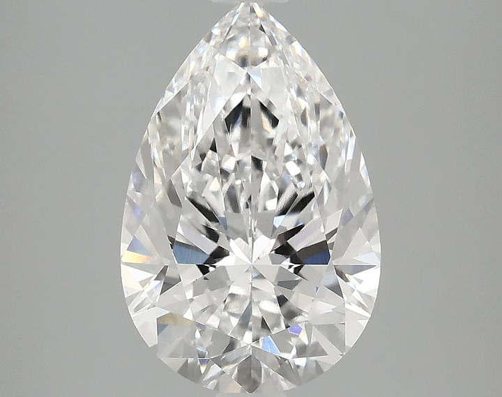 3.09 Carat Pear Shaped Excellent Cut VS1 IGI Certified Lab Grown Diamond