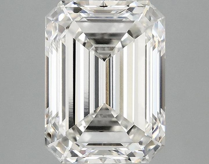 2.97 Carat Emerald Shaped Excellent Cut VVS1 IGI Certified Lab Grown Diamond