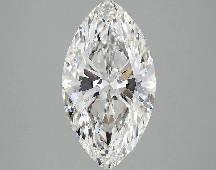 3.02 Carat Marquise Shaped Excellent Cut VVS2 IGI Certified Lab Grown Diamond