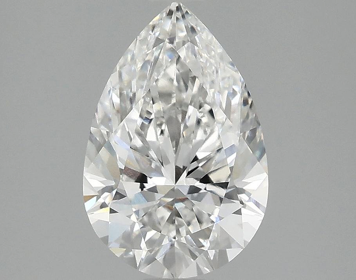 2.03 Carat Pear Shaped Excellent Cut VVS2 IGI Certified Lab Grown Diamond