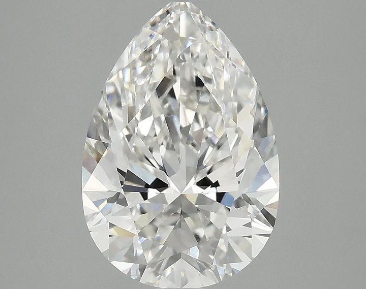 2.87 Carat Pear Shaped Excellent Cut VVS2 IGI Certified Lab Grown Diamond