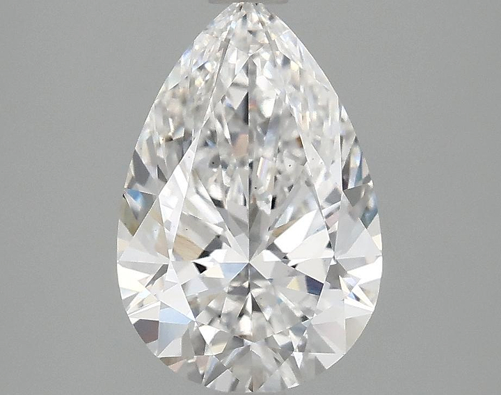2.08 Carat Pear Shaped Excellent Cut VS2 IGI Certified Lab Grown Diamond