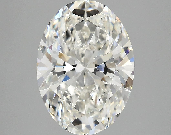 3.8 Carat Oval Shaped Ideal Cut VVS2 IGI Certified Lab Grown Diamond