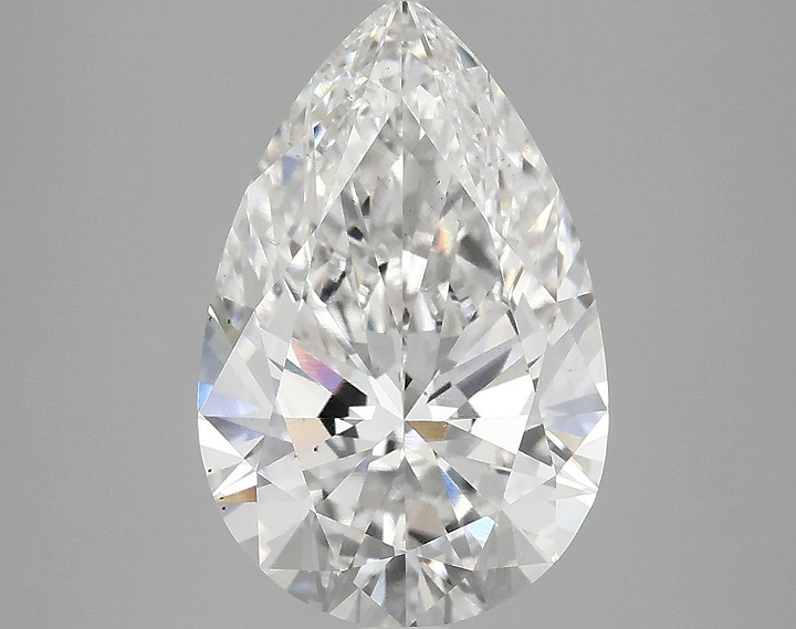 4.06 Carat Pear Shaped Ideal Cut VS2 IGI Certified Lab Grown Diamond