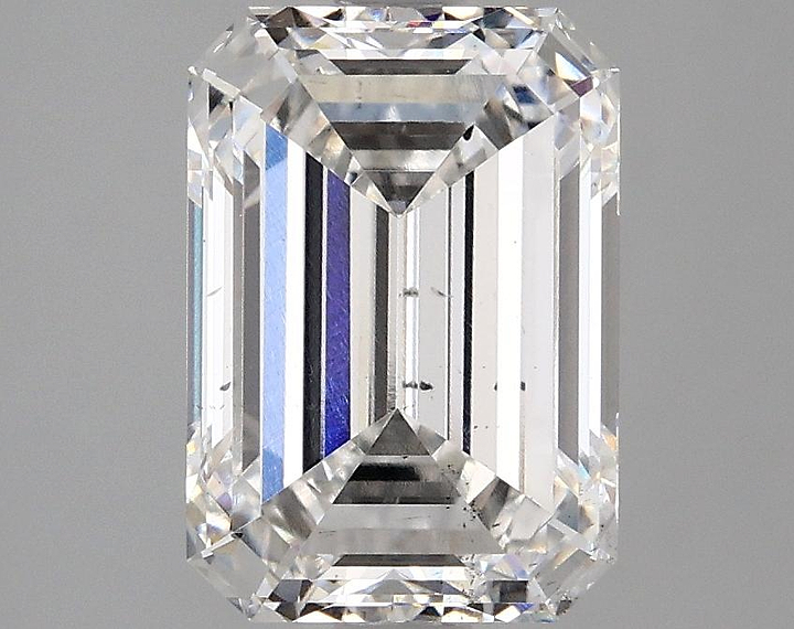 3.01 Carat Emerald Shaped Ideal Cut SI1 IGI Certified Lab Grown Diamond