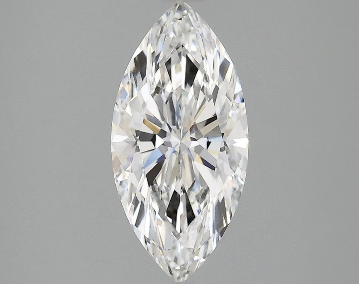 1.47 Carat Marquise Shaped Excellent Cut VVS2 IGI Certified Lab Grown Diamond