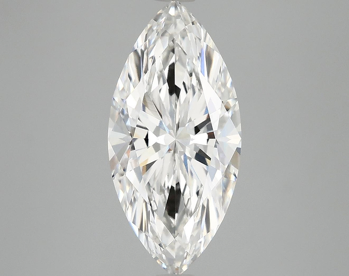 3.09 Carat Marquise Shaped Excellent Cut VVS2 IGI Certified Lab Grown Diamond