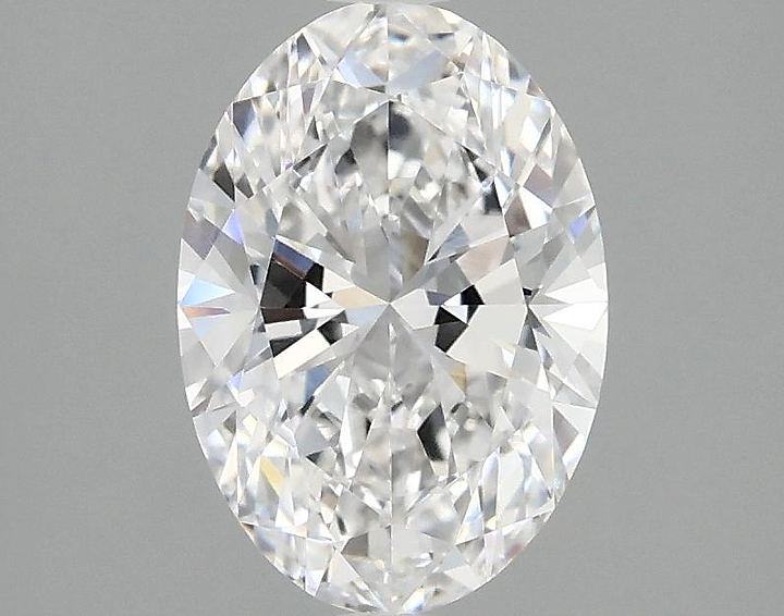 1.5 Carat Oval Shaped Ideal Cut VVS2 IGI Certified Lab Grown Diamond