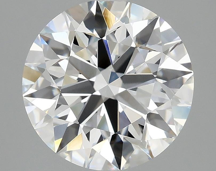 3.06 Carat Round Shaped Ideal Cut VVS2 IGI Certified Lab Grown Diamond