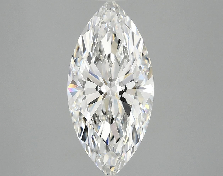2.58 Carat Marquise Shaped Excellent Cut VVS2 IGI Certified Lab Grown Diamond